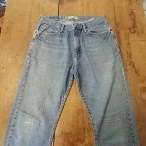 Lee dungarees relaxed bootcut men's jeans 32 x 34